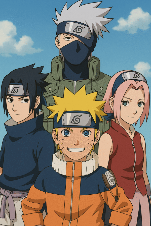 Team 7 Legacy – Naruto Classic Poster